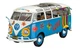Збірна модель 1:24 фургон VW T1 Samba Bus Flower Power Revell 07050 - изображение 2