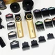 Набор VGR 2 в 1 V-001 V-977 GOLD, аккумуляторная машинка для стрижки и триммер. Цвет: золотой - изображение 8