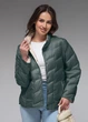 Жіноча демісезонна куртка ультралегка весна-осінь Viva Wear модель 6309 смарагдовий М 6309-6 - зображення 4