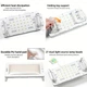 Большая UV/LED лампа для маникюра SUN HPl-1 на ножках с мягкой подставкой для рук 5V 1,5A белая - изображение 4