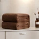 Плед мягкий на диван и кровать Cozy Touch LUX 180х200см (двуспальный), теплый фактурный плед-покрывало Шоколад - изображение 2
