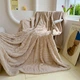 Плед ДВУСТОРОННИЙ на диван и кровать Luxury Blanket 200х230см (Евро двуспальный), теплый фактурный плед-покрывало Бежевый - изображение 4