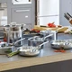 Сковорідка Demeyere Industry 5 24 см з кришкою (1029690+40990-924) - зображення 5
