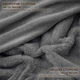 Плед ДВУСТОРОННИЙ на диван и кровать Luxury Blanket 200х230см (Евро двуспальный), теплый фактурный плед-покрывало Графитовый - изображение 3