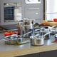 Сковорідка Demeyere Industry 5 32 см з кришкою (1029701+40990-932) - зображення 3