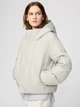 Куртка Uniqlo розмір L світло сіра (02) (480064) - зображення 3