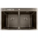 Мийка з нержавіючої сталі MIXXUS MH8350-DK NANO-BLACK (3.0/0.8) колір графіт (MI7053) (00149361) - изображение 1