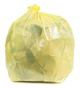 Пакети для сміття 40 л Помічниця дуже міцні HDPE 55×70 см для побутового використання (30 шт) жовті - зображення 3