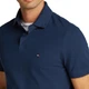 Футболка чоловіча поло Tommy Hilfiger, regular fit, стрейч, темно-синя, розмір 1XL - зображення 3