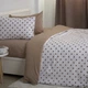 Постельное белье ТЕП Happy Sleep Chocolate Dots полуторное наволочки 50х70 см Белый с коричневым (53370150215) - изображение 1
