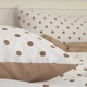 Постельное белье ТЕП Happy Sleep Chocolate Dots полуторное наволочки 50х70 см Белый с коричневым (53370150215) - изображение 6