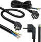 Kabel zasilający Qoltec 3x1.50 mm² - Schuko CEE 7/7 (E/F) 5 m Black (5901878546131) - obraz 2