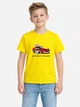 Детская футболка для мальчика Наталюкс Street Racer 12380630647 110-116 см Желтая (1238063064731) - изображение 1