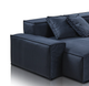 Дизайнерский модульный диван угловой MeBelle BELLA SOFA 2,6 х 1,5 м современный в гостиную, велюр, рогожка - изображение 3