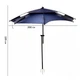 Парасолька пляжна садова рибальська антивітер з нахилом Outdoor Umbrella 2 м (MH-5470) Синій - зображення 8