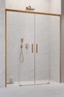 Душові двері RADAWAY Idea Brushed Copper DWD 200 см 387120-93-01 - зображення 1