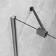 Душові двері RADAWAY Essenza Brushed GunMetal DWJ 110 см 1385015-92-01R - зображення 8