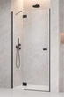 Душові двері RADAWAY Garda Black DWJ 110 см ліві 10710110-54-01L - зображення 1