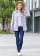 Рубашка женская Oversize в клетку G&N Сиреневая с розовым 20777 XL (50) - изображение 3