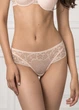 Женские кружевные трусики бразилиана Jasmine Lingerie А-657 Светло-розовые S (укр 42) - изображение 1