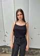 Боді однотонний жіночий стрейчевий в рубчик на подвійних бретельках Shein Чорний 13599 2XL (на укр. 52-54) - зображення 4