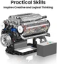 Конструктор Mould King 10088 на 535 деталей, модель двигуна V8, контруктор мотору, контруктор для дорослих, колекційний конструктор - зображення 3