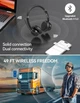 Беспроводная гарнитура Tecnet Bluetooth наушники с микрофоном для ПК ноутбука телефона кол центра блютуз - изображение 4