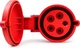 Adapter do samochodu elektrycznego Qoltec Power Adapter | CEE 16A 5P 400V socket to SCHUKO 230V | max 16A | 3.5 kW (5901878527246) - obraz 4