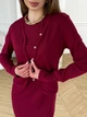 Кофта в рубчик бордовая Merlini Артуа 110001130 размер 4XL-5XL - изображение 4
