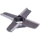 Ніж для м'ясорубки Zelmer 00755469 D=54mm s=9mm Отвір=10x10mm NR8 ZMMA018X A863107.00 (2380274671) - зображення 1