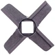 Ніж для м'ясорубки Zelmer 00755469 D=54mm s=9mm Отвір=10x10mm NR8 ZMMA018X A863107.00 (2380274671) - зображення 3