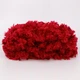 Alize Puffy Furlove, Красный №56 - плюшевая пряжа 100 г/6,3 м, с петлями для вязания руками пледов, игрушек, Ализе Пуффи Фурлав - изображение 3