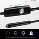 Эндоскоп USB/Type-C 2 м с подсветкой LED Bodasan гибкий кабель, 3 насадки, для Android/ПК (Y102) - изображение 3