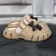 Кроксы детские для девочки Gipanis кофейные с джибитсами 30р (19,5 см) 7180-2 - изображение 2