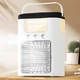 Портативный мини кондиционер с USB Ice Cooler XL-1346 • Настольный вентилятор-увлажнитель с резервуаром 560 мл и LED-подсветкой (008z) - изображение 3