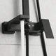 Душевая система WEZER PRO16-02-BLACK, излив - переключатель на лейку, 3-функции, черный - изображение 5