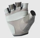 Перчатки рукавички текстильные без пальцев для тренировок и спортзала женские размер М, серо-розовые (SVS) - изображение 5