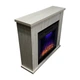 Каминокомплект IDaMebel Vera серый дуб (1004x876x282) с камином Royal Goodfire 26 с обогревом, звуком, дровами и кирпичами - изображение 2