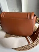 Жіноча сумка-кросбоді Zara Shoulder Bag Коричнева Широкий ремінь - изображение 9