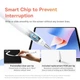 Стилус Baseus Wise Writing HN1 Universal Version Wired Charging 2-in-1 Stylus For HUAWEI/XIAOMI Moon White (З типом C Cable*1 and Tip*1 and Palm Re (B0004F01) - зображення 5