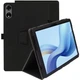 Чехол - книжка Textile Leather Case with Stand для Blackview Mega 3, Black - изображение 1