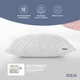 Подушка IDEIA "NORDIC COMFORT +" 50х70 см (чохол зі стібкою та блискавкою), Білий 000035491 - изображение 1