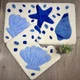 Килимки для ванної Banyolin Deluxe двійка 60х100см, 50х60см DLX08_blue_2 - зображення 1