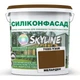 Цветная Фасадная Силиконовая Краска «Силиконфасад» SkyLine 7020-Y30R (C) Меларден 1л - изображение 1