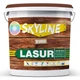 Лазур декоративно-захисна для обробки дерева LASUR Wood SkyLine Безбарвна 3л - изображение 1