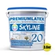 Краска влагостойкая полуматовая Premiumlatex 20 Skyline 3.6 кг - изображение 2