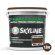 Краска резиновая суперэластичная сверхстойкая «РабберФлекс» SkyLine Коричневый RAL 8017 1,2 кг - изображение 2