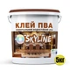 ПВА Клей универсальный водостойкий D2 SkyLine 5 кг - изображение 2