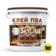 ПВА Клей универсальный водостойкий D2 SkyLine 1 кг - изображение 2