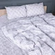 Комплект постельного белья Mirson Полуторный 143х210 см 17-0947 Abstract Gray Бязь (2200013164180) - изображение 1